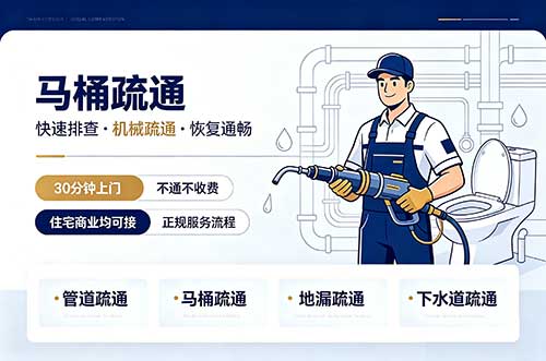 唐山马桶疏通